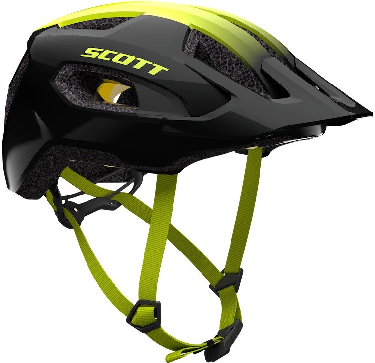 Scott Supra Plus MIPS black/Radium yellow 2024