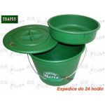 Traper Vědro s miskou a víkem 13 l – Zboží Mobilmania