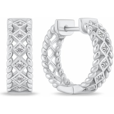 Brilio Silver náušnice PE046 – Sleviste.cz