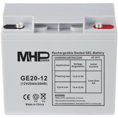 MHPower 12V 20Ah GE20-12 – Zboží Mobilmania