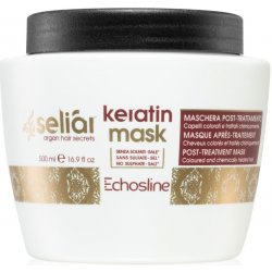 Příslušenství k Echosline Seliar Keratin Mask - keratinová maska 500 ml -