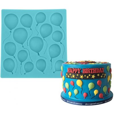 Cakesicq Silikonová formička balónky 9,5x9,5cm – Zboží Dáma