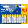 Baterie primární Varta Energy AA 10 ks 961094