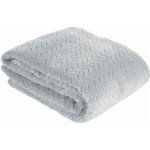 MyBestHome přehoz na pohovku deka z mikrovlákna SOFIA stříbrná 220 x 200 cm – Sleviste.cz