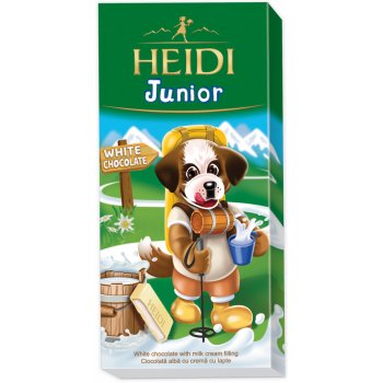 Heidi Junior Mléčná čokoláda s mléčnou náplní 90 g