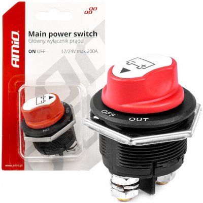 Hlavní vypínač autobaterie 12/24 max.200A-03027 – Hledejceny.cz