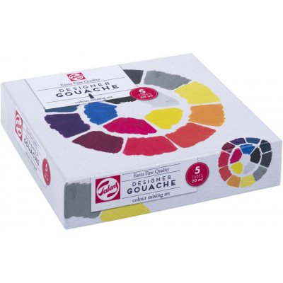 TALENS Sada kvašových barev gouache extra fine 5 ks 20 ml – Zboží Mobilmania