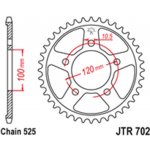 JT Sprockets JTR 702-42 – Zbozi.Blesk.cz