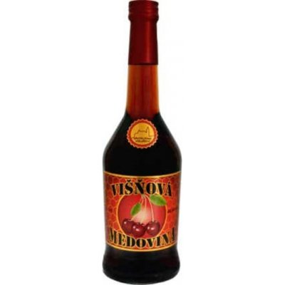 Křivoklátská dezertní medovina Višňová 18% 0,5l – Zboží Dáma