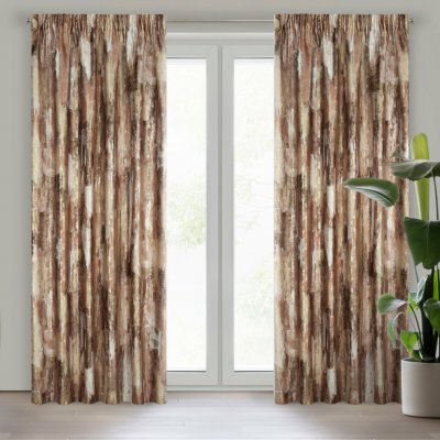 EUROFIRANY ZATEMŇOVACÍ ZÁVĚS NA PÁSCE ELLA 140X270 CM VZOROVANÁ – Hledejceny.cz