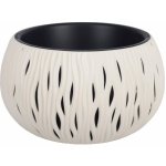 Prosperplast Květináč s vkladem SANDY BOWL bílý 37 cm – Zboží Mobilmania