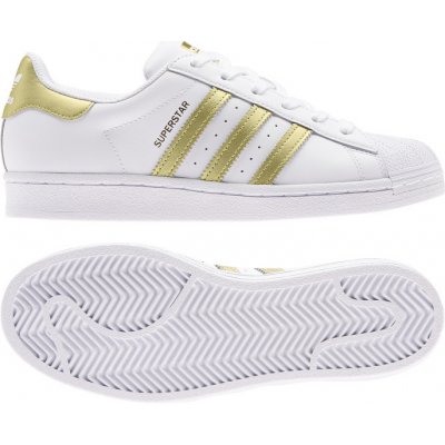 adidas dámské tenisky Superstar W bílá / černá / zlatá od 2 249 Kč -  Heureka.cz