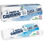 Pasta del Capitano Placca e Carie proti zubnímu plaku a kazu s BIO mátou 75 ml – Hledejceny.cz