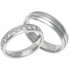 Prsteny Aumanti Snubní prsteny 229 Platina bílá