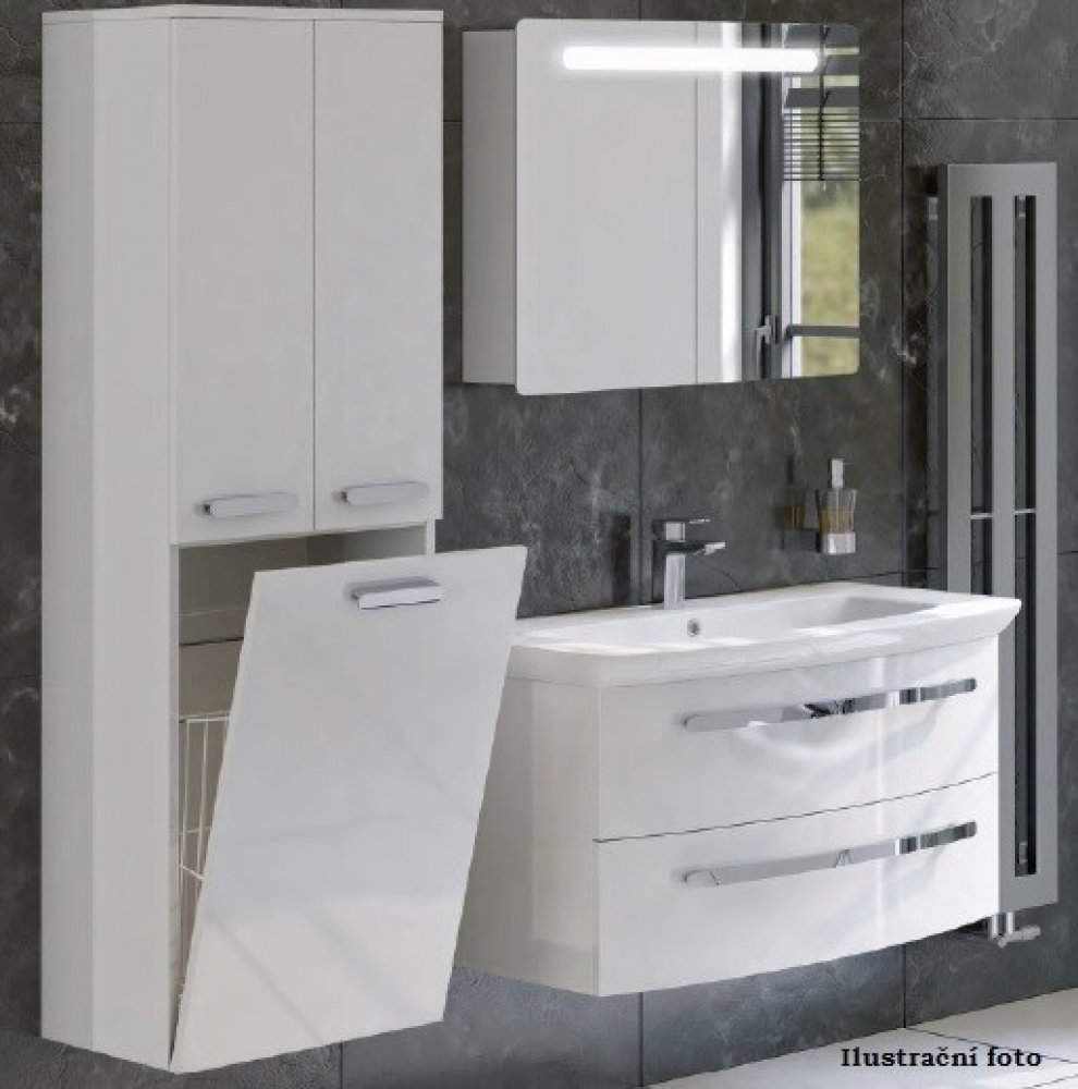 INTEDOOR RONY NEW koupelnová skříňka s umyvadlem CITY K 100 cm, 2 zásuvky  Rony New 100 2Z | Srovnanicen.cz
