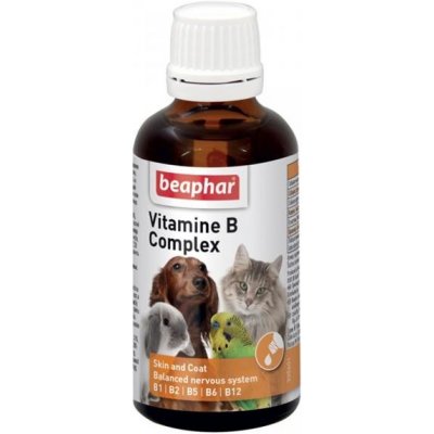 Beaphar Vitamin B Complex pes kočka a ptáci 50 ml – Hledejceny.cz