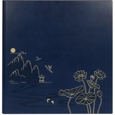 Kapesní fotoalbum na 500 fotografií 10x15 cm, nýtované, Lotus blue (modrá) – Zboží Živě