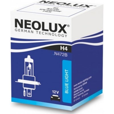 Osram Neolux Blue Light N472B H4 P43t 12V 60/55W – Zboží Mobilmania