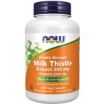 Now Double Strength Silymarin milk thistle extract 300 mg 200 rostlinných kapslí – Hledejceny.cz