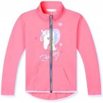 DÍVČÍ MIKINA NA ZIP JEDNOROŽEC NOVINKA Světle růžová – Zboží Dáma