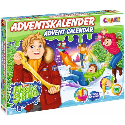 Craze Kreativní Adventní kalendář Magic Slime magický sliz – Zboží Dáma
