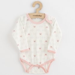 New Baby Kojenecké body Classic II medvídek bílý