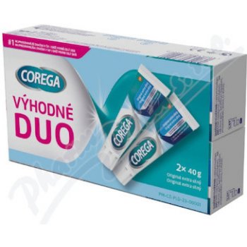 Corega Original extra silný fixační krém Duo 2 x 40 g