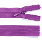 Spirálový zip no.3 skrytý nerozepínací 60cm - více barev color: 575 švestková fialová – Hledejceny.cz