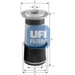 UFI Vzduchový filtr 27.A60.00 – Hledejceny.cz
