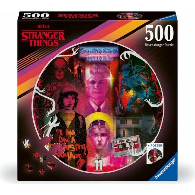 Ravensburger Kruhové Stranger Things 500 dílků – Sleviste.cz