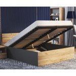 DobreSny Panama se zvedacím dřevěným roštem šedá dub – Sleviste.cz