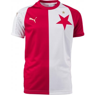 Puma SK Slavia REPLIC KIDS Bílá dětský fotbalový dres – Zboží Dáma