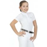 Equitheme Závodní jezdecké triko Couronne bílé – Zboží Dáma