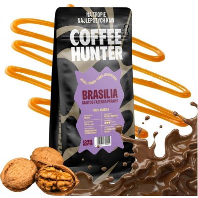 Coffee Hunter Arabica Brasilia Santos zrnková 1 kg – Hledejceny.cz