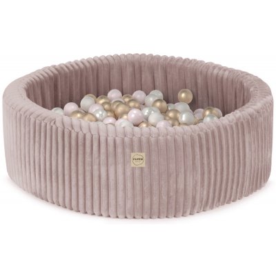 Plush Nest suchý bazén kulatý Puffy Lamell 90 × 30 cm růžový s 200 míčky – Hledejceny.cz