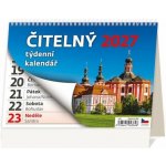 stolní Čitelný týdenní 21,1cm x 14,8cm, S27-27 2027 – Zboží Dáma