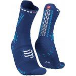 Compressport Pro Racing Socks V4.0 Trail sodalite/fluo blue – Hledejceny.cz