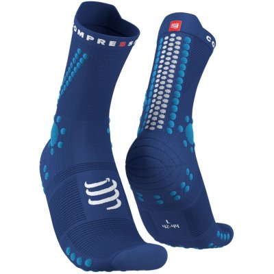 Compressport Pro Racing Socks V4.0 Trail sodalite/fluo blue – Zbozi.Blesk.cz