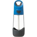 b.box Láhev s brčkem žlutá/šedá 600 ml – Zboží Mobilmania