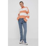 Calvin Klein Jeans Bavlněný svetr hřejivý s golfem J20J222250 béžová – Zboží Mobilmania