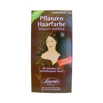 Logona barva na vlasy henna umbrijská hnědá 100 g