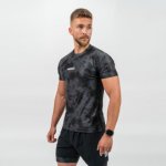 Nebbia Performance kompresní Camouflage tričko Maximum 338 černá – Hledejceny.cz