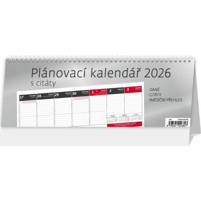 Stolní Plánovací s citáty 2026 – Sleviste.cz
