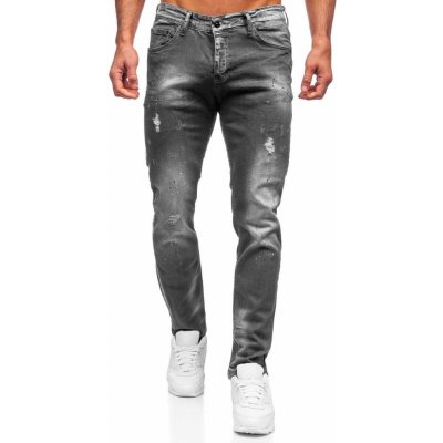 Bolf pánské džíny regular fit 4006 černé – Zboží Mobilmania