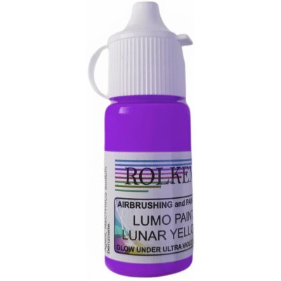 Rolkem Neonová fluorescenční gelová barva Voila fialová 15 ml – Zboží Mobilmania