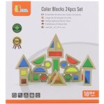 Viga barevné kostky 24 ks – Zboží Živě