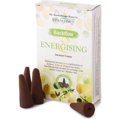 Stamford Vonné kužely Tekoucí dým Energising 12 ks – Zboží Dáma