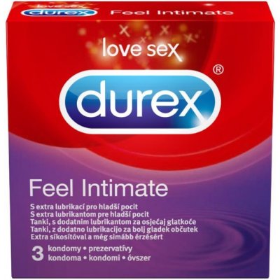 Durex Feel Intimate 3 ks – Hledejceny.cz
