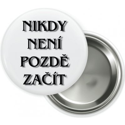 DJ Kolečko Nikdy není pozdě začít Magnetka na ledničku 44 mm – Hledejceny.cz