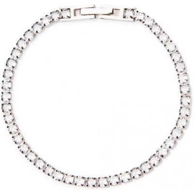 Franco Bene Náramek s malými kamínky stříbrný 2280 – Zboží Dáma